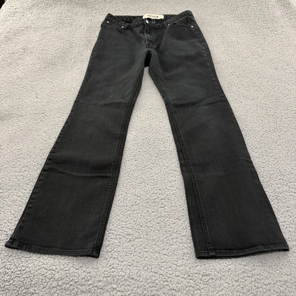 Gap Jeans Womens Size 14L Black Boot Cut Stretch Mid Rise Denim Pants
